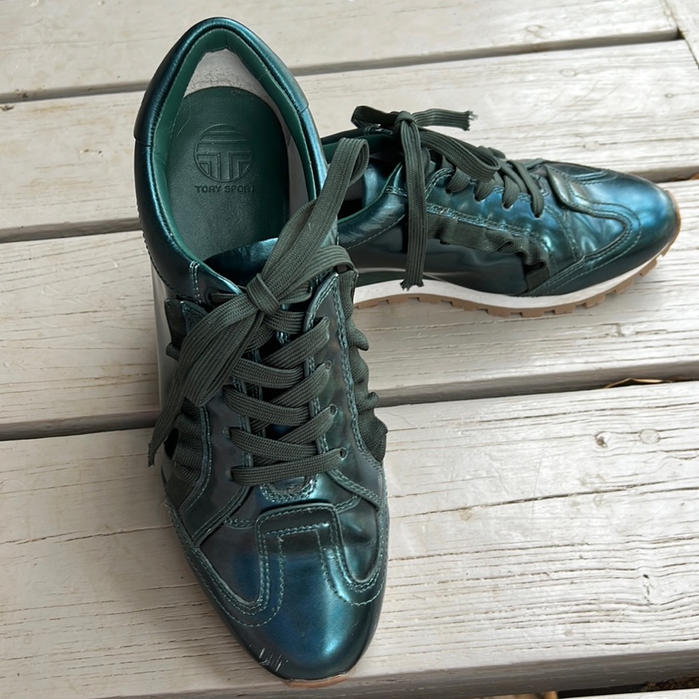 Tory Sport Ruffle Trainers